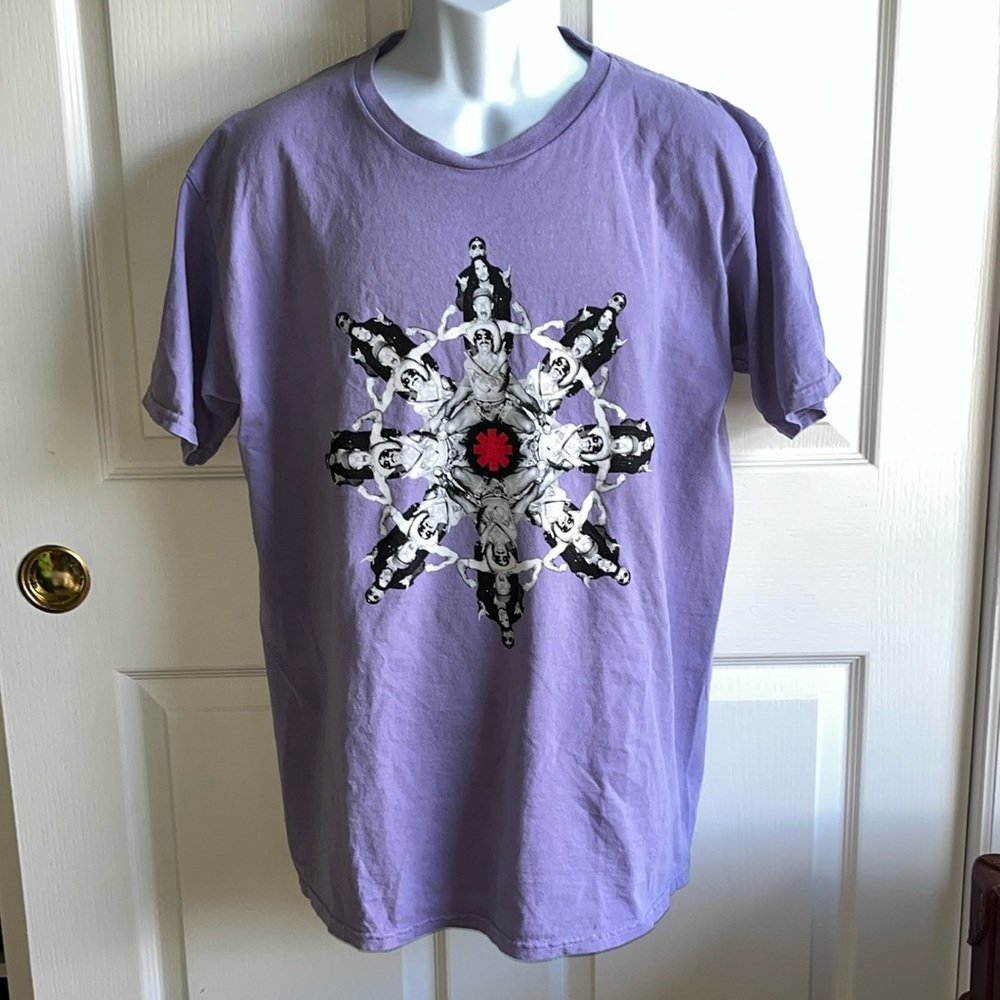 Red Hot Chili Peppers 🌶️ Unlimited Love Tour T-Shirt Mandala 💯 Cotton Dyed VGUC